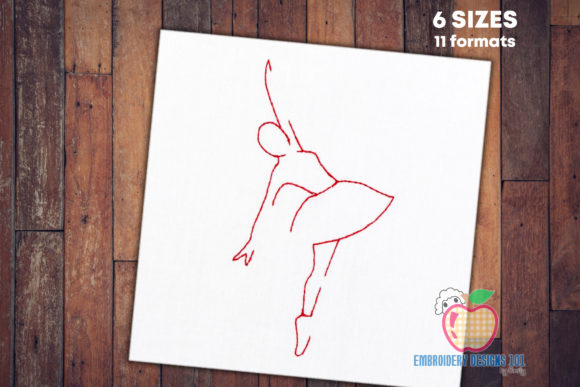 A Girl Doing Ballerina Dance Embroidery Review