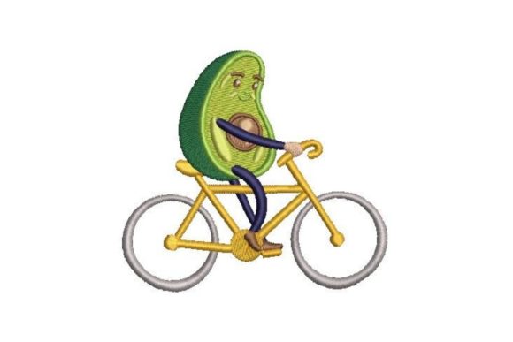 Avocado Cyclist Embroidery Review