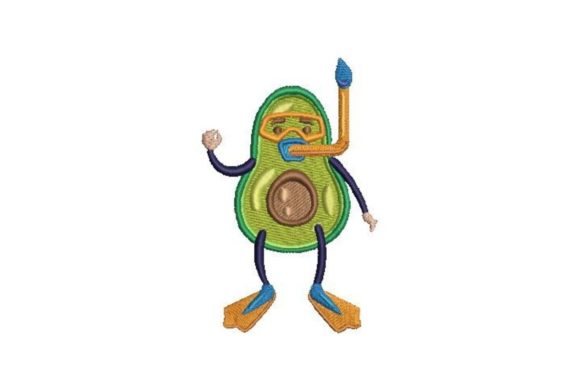 Avocado Scuba Diver Embroidery Review