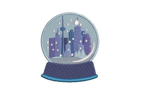 Cityscape Snow Globe Embroidery Review