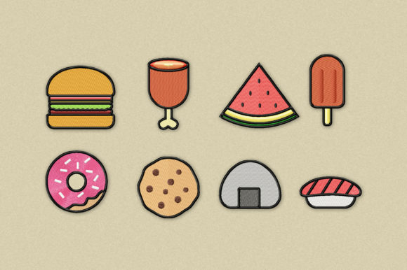 Food Patch Icon Pack Review for Sweatshirt Embroidery