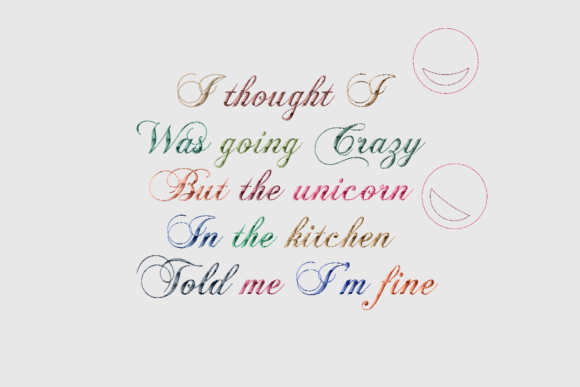 I Thought I Was Going Crazy Embroidery Review