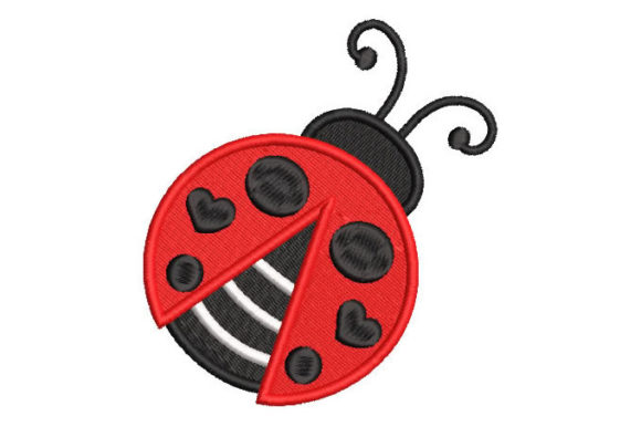 Ladybug with Hearts: A Seller's Review for Embroidery Shops