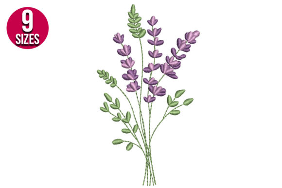 Lavender Bunch Embroidery Review