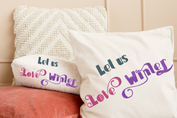 Let Us Love Winter Letter Embroidery Review