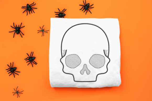Realistic Skull Outline Embroidery Review