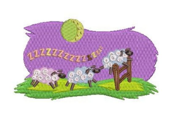 Sheep Jumping Over a Fence Embroidery Review