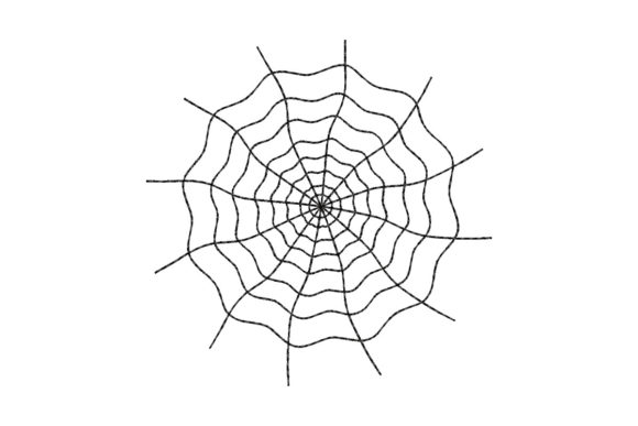 Simple Halloween Spider Web Embroidery Review