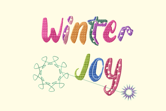Winter Joy Embroidery Review for Personalized Gifts